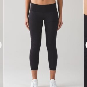 Lululemon Hot Like Agni Crop Legging 19"  Black Size 8